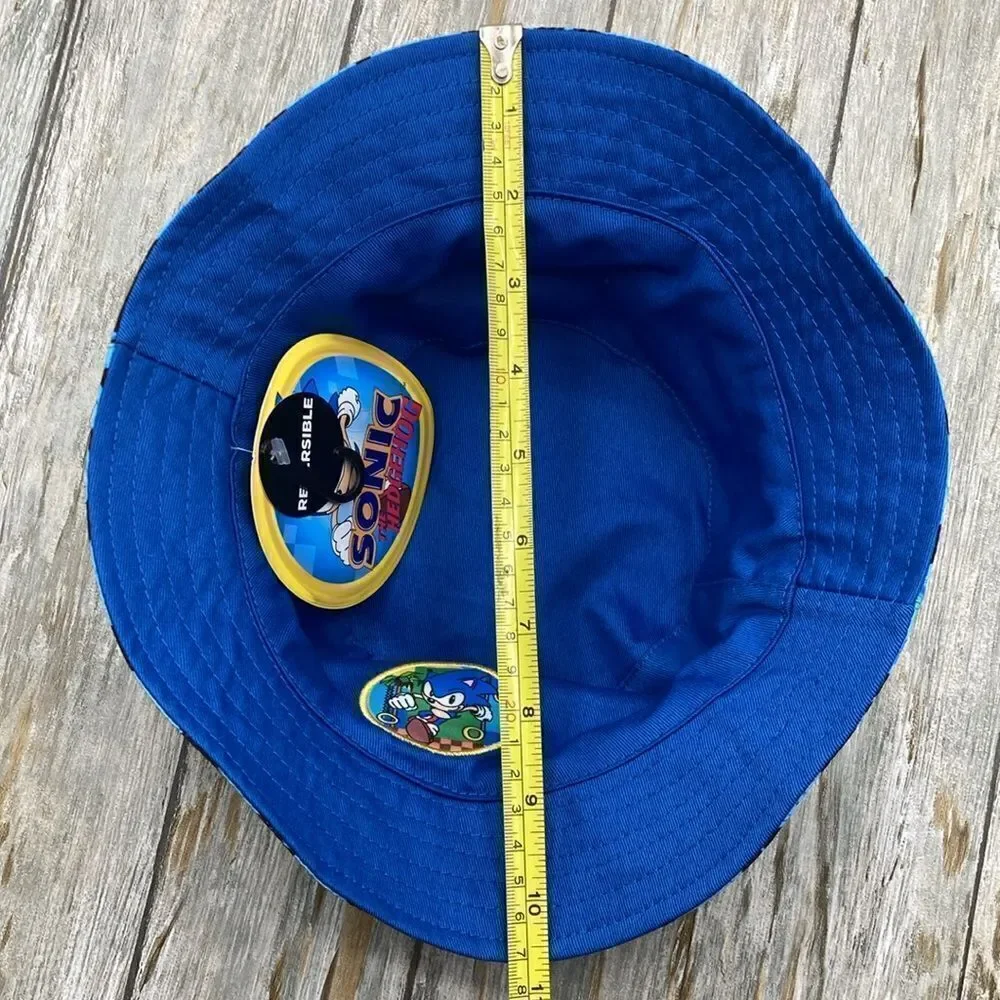 Sonic the Hedgehog Kids Reversible Bucket Sun Hat Summer